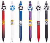 Colorino Kids Radírozható golyóstoll, nyomógombos, Football, focicsapatok, Colorino School