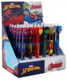 Colorino Kids Radírozható golyóstoll, nyomógombos, Marvel, Avengers, Spiderman, Colorino School