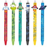 Colorino Kids Radírozható golyóstoll, nyomógombos, Space Life, űrhajók, Colorino School