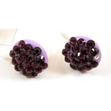 Colors stereo strasszköves fülhallgató lila - FH2