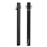 Colortap Kerti kút, matt fekete, 2 db csappal, flexibilis bekötőcsővel, tömlőtartóval-TOTEM 407