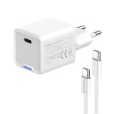 ColorWay 052PDC USB-C Hálózati töltő szett 25W - Fehér (CW-CHS052PDC-WT)