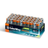 ColorWay Alkaline Power AAA elem, 1.5V, tartós, 40 db, fekete