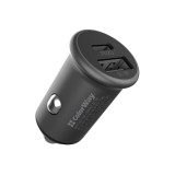 ColorWay CW-CHA029PD-GR autós gyorstöltő 38 W, USB-C Power Delivery, USB-A Quick Charge 3.0, szürke