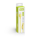 ColorWay USB to MicroUSB (soft silicone) 2.4A 1m Yellow CW-CBUM043-Y