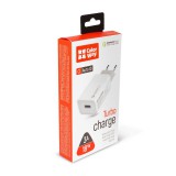 ColorWay USB töltő adapter 1USB Quick Charge 3.0 (18W) White CW-CHS013Q-WT