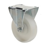 colson Fix kerék, (poliamid) műanyag futófelület, horganyzott villába szerelve, 100 mm, 250 kg teherbírás, talpas felfogatás