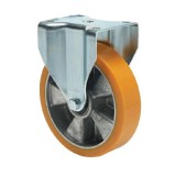 colson Nagy teherbírású fix görgő, poliuretán futófelüle, 200 mm, 700 kg