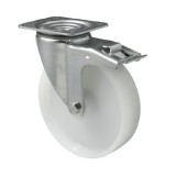 colson Nagy teherbírású forgó kerék, (poliamid) műanyag futófelület, horganyzott villába szerelve, 200 mm, 900 kg teherbírás