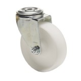 colson Poliamid, Hátfuratos, Önbeálló görgő, 100 mm, 150 kg