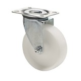 colson Poliamid, Hátfuratos, Önbeálló görgő, 100 mm, 150 kg