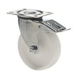 colson Poliamid, Talpas, Forgó-Fékes görgő, 125 mm, 150 kg