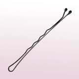 Comair Hullámcsatt gombos 7 cm fekete (24db)