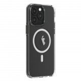 Comma Crystal MagSafe-kompatibilis tok iPhone 15 Plus - átlátszó