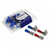 Commel Szigetelt csúszósaru elágazó szett, 1.5-2.5mm2, 6,3mm, 25+25db/csomag