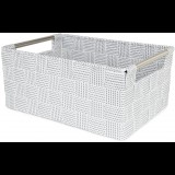 Compactor storage organiser Toronto S 25 × 17 × 10 cm, white (NIKorg051)