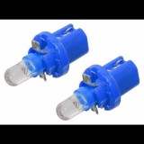 COMPASS Izzó, 1LED, 12 V, B8,5d, kék, 2 db (33759)