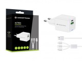 Conceptronic  2-Port 33W USB Charger White ALTHEA16W
