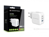 Conceptronic  3-Port 67W USB Charger White ALTHEA17W