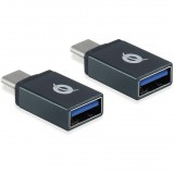 CONCEPTRONIC Adapter USB-C -> USB-A 3.0 2er-Pack gr (DONN03G)