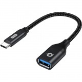 CONCEPTRONIC Adapter USB-C -> USB-A 3.0 OTG 10Gb/s schwarz (ABBY18B)