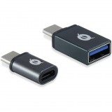 CONCEPTRONIC Adapter USB-C -> USB3.0+Micro USB 2er-Pack gr (DONN04G)