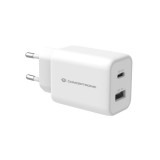 Conceptronic ALTHEA11W mobiltelefon töltő Univerzális Fehér Váltakozó áram Gyorstöltés Beltéri