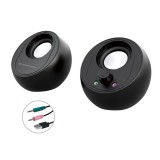 Conceptronic BJORN01B loudspeaker 2-utas Fekete Vezetékes és vezeték nélküli 10 W