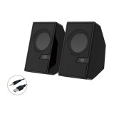 Conceptronic BJORN02B loudspeaker 2-utas Fekete Vezetékes és vezeték nélküli 6 W