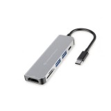 Conceptronic DONN02G dokkoló állomás és port replikátor USB 3.2 Gen 1 (3.1 Gen 1) Type-C Alumínium (DONN02G)