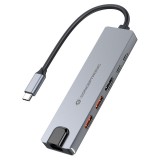 Conceptronic DONN29G dokkoló állomás és port replikátor Vezetékes USB 3.2 Gen 2 (3.1 Gen 2) Type-C Szürke