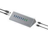 Conceptronic  HUBBIES17G 10-Port USB3.2 Gen 2 Hub Grey HUBBIES18G