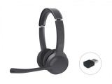 Conceptronic POLONA04BA Vezetékes és vezeték nélküli Fejpánt USB C-típus Bluetooth Fekete headset