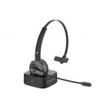 Conceptronic vezeték nélküli fejhallgató - polona03b (bt5.0, hanger&#337;szabályzó, felhajtható mikrofon, fekete) polona03bd