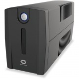 Conceptronic ZEUS01G szünetmentes tápegység (UPS) Vonal interaktív 0,65 kVA 360 W 2 AC kimenet(ek) (ZEUS01G)