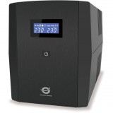 Conceptronic ZEUS03G szünetmentes tápegység (UPS) Vonal interaktív 1,2 kVA 720 W 4 AC kimenet(ek) (ZEUS03G)