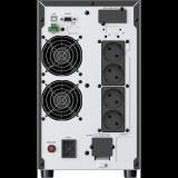 Conceptronic ZEUS52ES3K szünetmentes tápegység (UPS) Dupla konverziós (online) 3 kVA 2700 W 4 AC kimenet(ek) (ZEUS52ES3K)