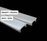 Conlight 2m félmatt fedő hajlítható U profilhoz