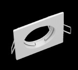 Conlight Fehér fix négyzet spot keret