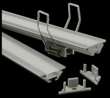 Conlight Gipszkartonba süllyeszthető 45° profil 2m