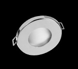 Conlight Kültéri IP44 króm fix kerek spot keret