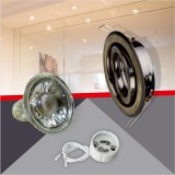 Conlight Matt réz billenthető kerek spot keret Szett 5W meleg fehér (WW) GU10 COB spottal