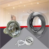 Conlight Matt réz billenthető kerek spot keret Szett 5W meleg fehér (WW) GU10 COB spottal