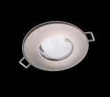 Conlight Szatén nikkel fix kerek IP44 spot keret