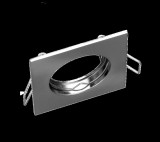 Conlight Szatén nikkel fix négyzet spot keret