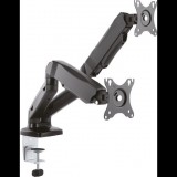 CONNECT IT CMF-3207 TwinArm asztali tartó 2 monitorhoz 13-27" fekete (CMF-3207-BK)