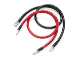 Connecting cables for batteries 30cm 6 AWG (red+black)
