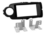 Connects2 Toyota Yaris 2011-2014 dupla DIN autórádió beépítő keret Fekete CT23TY57