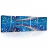 Consalnet 3D Absztrakt, vászonkép, 145x45 cm méretben