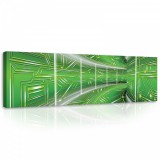 Consalnet 3D Absztrakt, vászonkép, 145x45 cm méretben